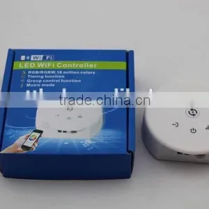 16 Millions Color Wifi RGB Controller 12-24V LED Controller With Music Modes for RGBW LED Strip IOS/Android System Smartphone thumbnail-1