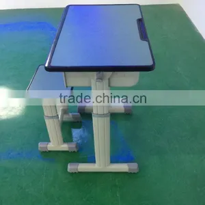 Adjustable School Desk and Chair Cheap Modern School Furniture HXZY054 thumbnail-2