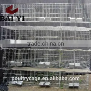Cheap Galvanized Rabbit Cage/Metal Wire Farming Breeding Cage/Commercial Rabbit Cage For Sale thumbnail-1