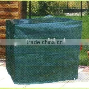 Plastic BBQ Cover, PP Woven Bbq Cover, Green Outdoor Cover thumbnail-1
