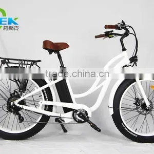Rear Bafang Drive Romai Electric Bicycle Lady Hummer Cruiser China thumbnail-1