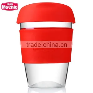 Mochic Plastic Type and LFGB,CE/EU,FDA,SGS Certification Take Away Coffee Cups thumbnail-4