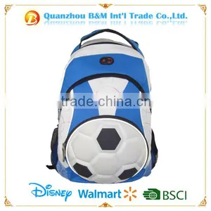 Blue Color Football EVA Shape Backpack Bags thumbnail-1