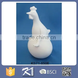 Best Selling Products White Decorative Ceramic Roosters thumbnail-2