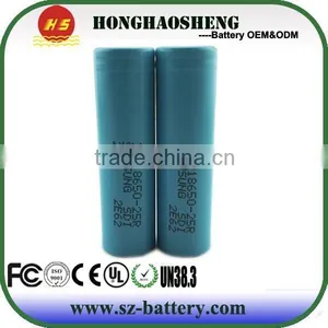 High Rate Samsung 25R Battery Cell 3.6v 2500mah SAMSUNG 25R INR18650 thumbnail-2