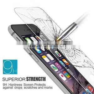 High Quality 0.3mm 9H Hardness Tempered Glass Screen Protectors for Mobile Phone IPhone 6 and Tablet IPad Quality Choice thumbnail-2