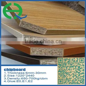 2014 Hot Sale High Quality Melamine Faced Particle Board From China thumbnail-1