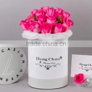 Cardboard Round Packaging Box for Flower thumbnail-2