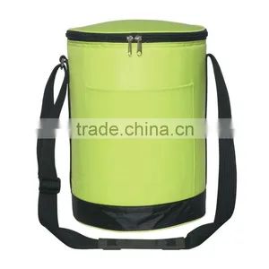 Promotional Round Kooler Bag-Lime Green thumbnail-1