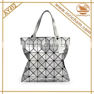 2016 Fashion Japanese Diamond Checks Series Quality PU Lady Handbag China Wholesale Quality Choice thumbnail-4