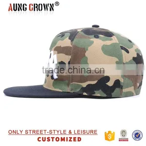Camo Embroidery Snapback Cap thumbnail-4