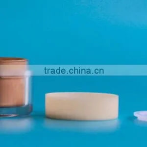 1/2 oz Oval Plastic PS Empty Cosmetic Jar With Double Wall thumbnail-3