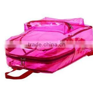 2015 OEM Packbag Transparent High Quality PVC School Bag Hot Sale thumbnail-5