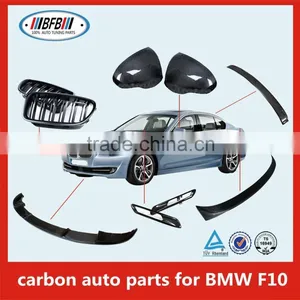 Carbon Rear Spoiler Carbon Fiber Car Parts for BMW F10 Carbon Steering Cover thumbnail-1