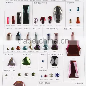 FREE SHIPPING 2015 NEWEST!! LUCKY Highest Quality Flat Back Sew-on Acrylic Starss Diamante With Hole thumbnail-4