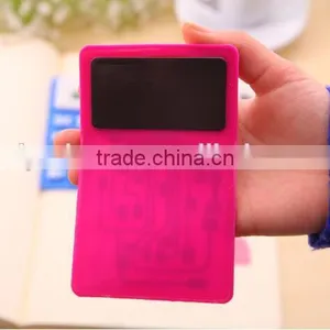 OEM Factory Solar Colorful Transparent Calculator/Solar Silicone Calculator thumbnail-5