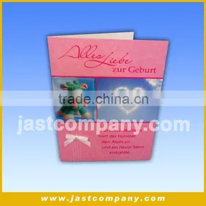 High Quality Colorful Latest Baby Baptism Card Designs, Handmade Gift Card For Baby Baptism Invitation thumbnail-3