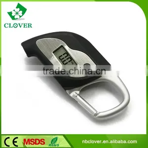 With Carabiner and Compass Pressure Range 3-150psi Digital Tire Pressure Gauge thumbnail-1