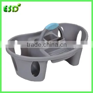 Bathroom Plastic Shower Caddy With Handle thumbnail-1