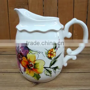 Practical Ceramic Jug for Coffee/ Milk/ Water/ Wine thumbnail-1