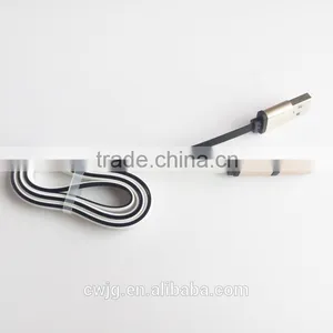 New Arrival Micro Colorful Noodle Flat Data Sync USB Charging Cable for Cell Phone Supplier's Choice thumbnail-5
