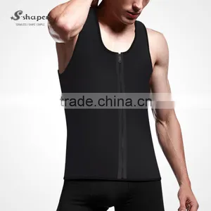 S-SHAPER Zipper Sweat Fir Slim Neoprene Body Shaper For Men thumbnail-5