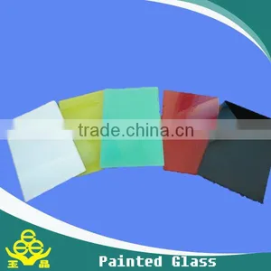 3mm Yujing Certified Decorative Building Glass Painted Glass thumbnail-2