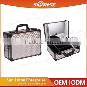 Factory Price Artist Beautiful Aluminum Cosmetic Case thumbnail-3