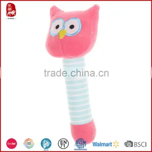 Cute Baby Toys for Promotion Gifts Soft Plush Stuffed Animal Design Baby Rattle Baby Toy thumbnail-6