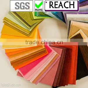 Multi Color Needle Punched Plain Wool Felt thumbnail-1
