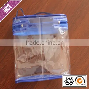Customized Logo Portable Cosmetic PVC Bag Hot Sale Cosmetic PVC Zipper Pouch thumbnail-4