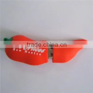 Cute Red Hot Chili Peppers Shape Custom USB Flash Drive Case thumbnail-1
