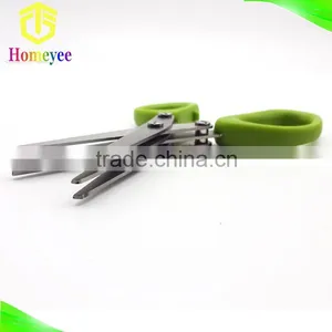 2016 Herb Scissors 3 Baldes Scissors for Paper Cutting and Chop Herbs Fast thumbnail-2