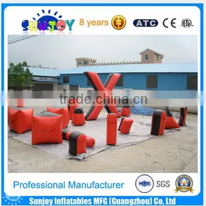 2016 Sunjoy Outdoor Play Games Inflatable Paintball Bunker Obstacle thumbnail-2