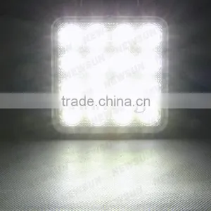15w 18w 27w Available 48w 12v Led Work Lighting 4000 Lumen Spot Beam/flood Beam IP67 for Offroad thumbnail-5