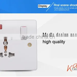 White 250V 10amp 3 Pin Multi Universal Socket Outlet thumbnail-4