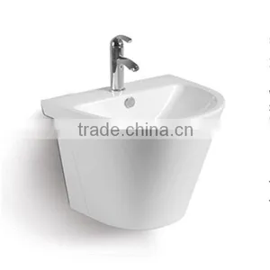 China Bathroom Porcelain Wall Hung Basin thumbnail-1