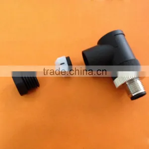 M12 3 4 5 PIN Male Right Angle 90 Degree Assembly Connector thumbnail-1
