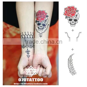 Ghost&bowknot Shape Tatoo Sticker thumbnail-1