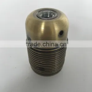 Wholesale Edison Metal Iron Lamp Holder E27 Bulb Pendant Light Lamp Socket thumbnail-4