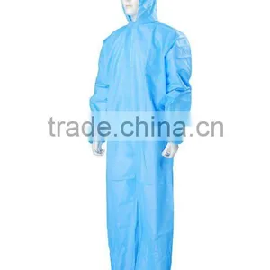 Original Disposable Lightweight Breathable Non-woven Elastic Coveralls thumbnail-1