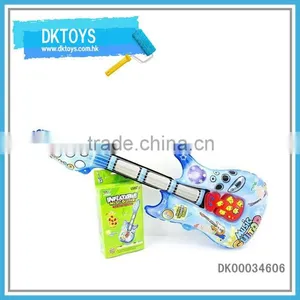 Educational Musical Inflatable Guitar Toys With Light thumbnail-1