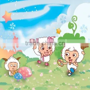 2015 Vinly Cartoon Wallcovering for Kids/decorative Mural Wallpaper for Kids Room thumbnail-2