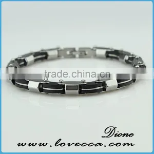 Black Stainless Steel Wire Bracelet Jewelry Factory thumbnail-4