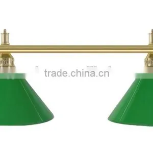 Green 2 Shades Billiard Table Light , Pool Table Lamp for Sale thumbnail-3