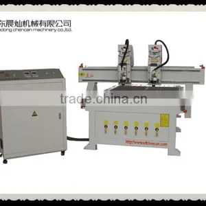 Factory Directly Supply Two Head CNC Router Machine thumbnail-3