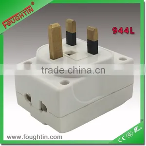 13A Multi Socket Adaptor With Light and Fuse Travel Adaptor Socket thumbnail-3