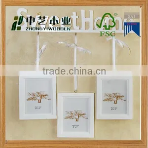 Home Love Decoration Gift Crafts High Quality Customized FSC Wooden Photo Frame thumbnail-2