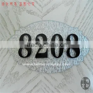 Custom Acrylic Door Name Plate With Number thumbnail-1