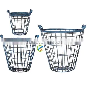 3-Piece Set Wire Storage Baskets thumbnail-1